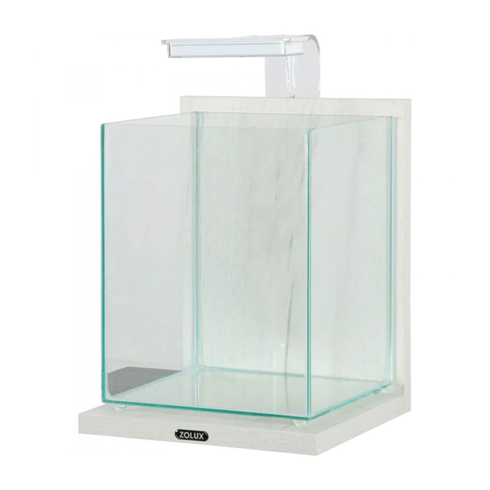 Zolux Jalaya XL Acquario in Vetro con Supporto Illuminazione Filtro 18,7 L QUERCIA CHIARO