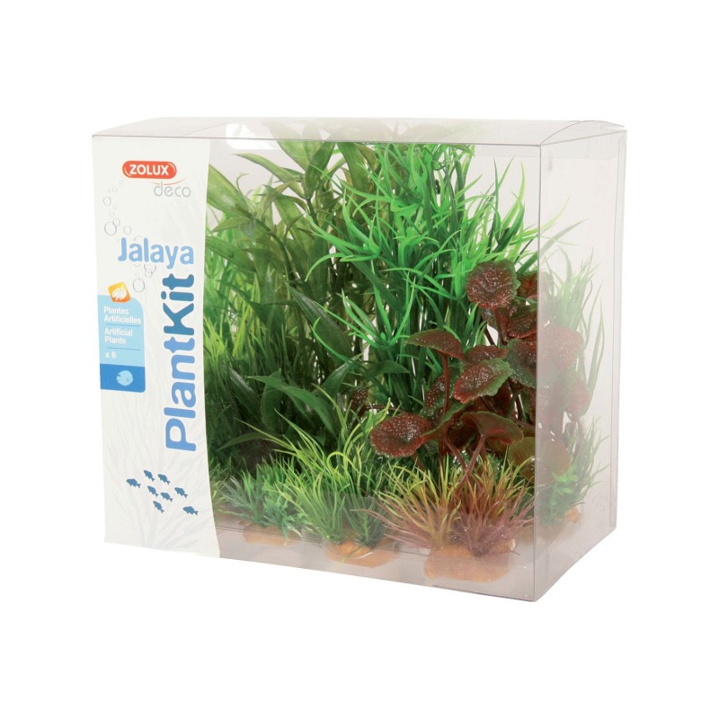 Zolux PlantKit Jalaya Modello 3 Set 6 pz Piante Artificiali Decorative per Acquari